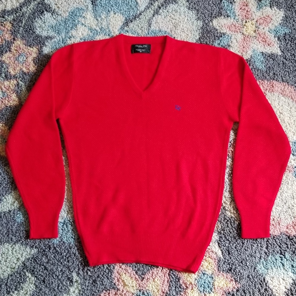 Christian Dior V-neck Sweater
